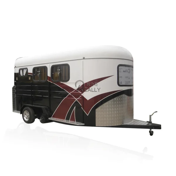 New Model Standard 3 Horse Use Horse Trailer Horse Float Carriage For Horse Race - Image 2