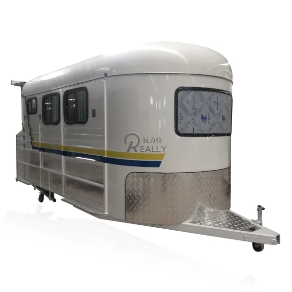 New Model Standard 3 Horse Use Horse Trailer Horse Float Carriage For Horse Race - Image 3