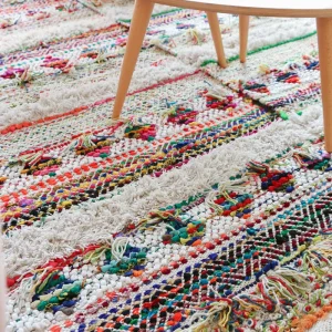 Big Carpets for Bedroom Indian Hand-Woven Cotton Rugs Living Room Ethnic Style Tapestry Plaid Alfombra Modern Home Decoration