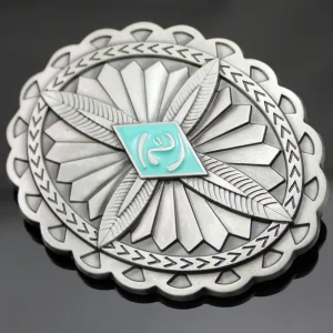 Vintage Silver Celtic Feather Cross Cowboy Belt Buckle Western Cowboy Fashion Man Belt Buckle Accessories Gift Dropshipping