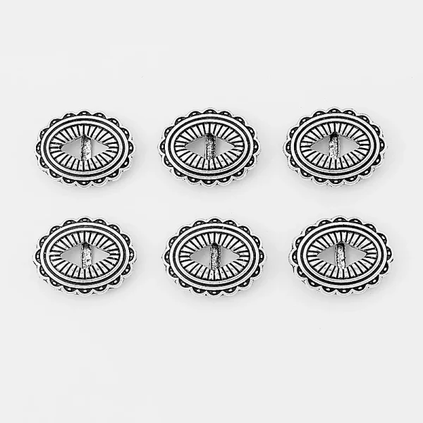 10pcs Open Flower Slider Beads Spacer For 10*2mm Flat Leather Cord Jewelry Accessories Findings - Image 4