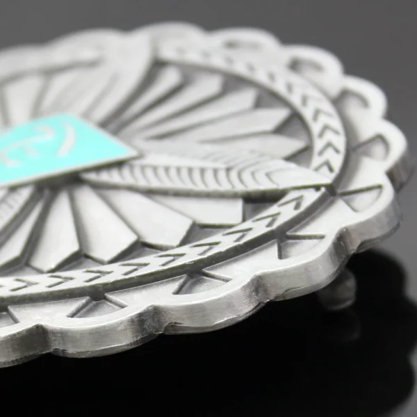 Vintage Silver Celtic Feather Cross Cowboy Belt Buckle Western Cowboy Fashion Man Belt Buckle Accessories Gift Dropshipping - Image 5