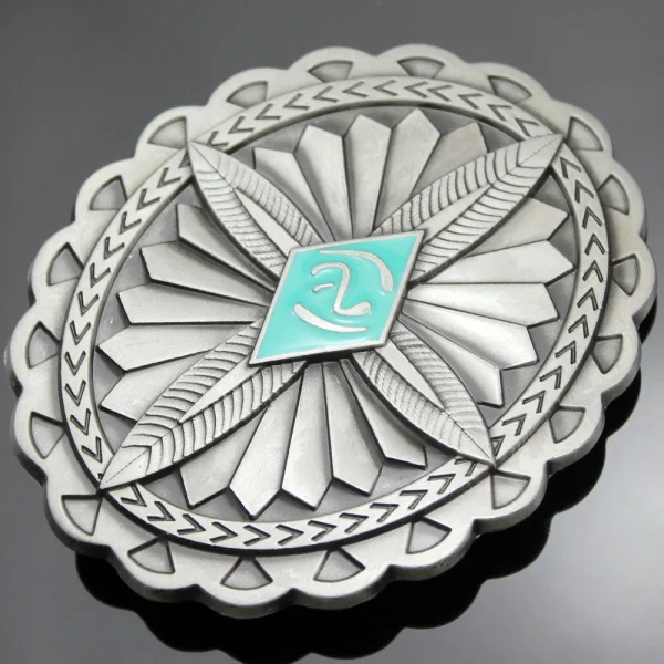 Vintage Silver Celtic Feather Cross Cowboy Belt Buckle Western Cowboy Fashion Man Belt Buckle Accessories Gift Dropshipping - Image 3