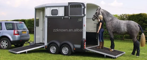 Australia Standard Horse Transport Trailer for Horsecare 2023 High Quality 3 Horse Goose neck Horse Trailer - Image 8