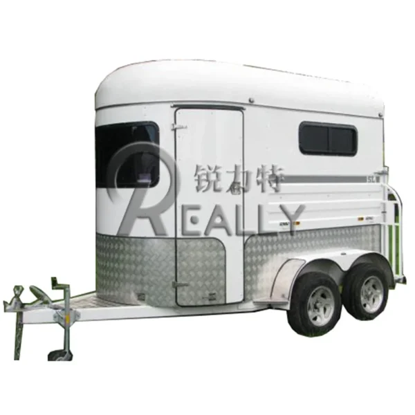 2 Horse Float Trailer Straight Load Horse Float 2 Horse Box Heavy Duty Two-horses Straight Horse Float Trailer - Image 5