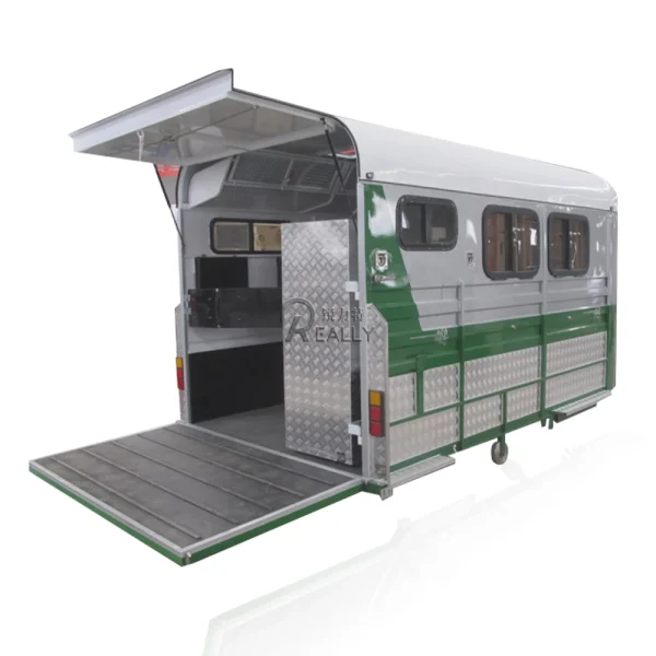 New Model Standard 3 Horse Use Horse Trailer Horse Float Carriage For Horse Race - Image 4