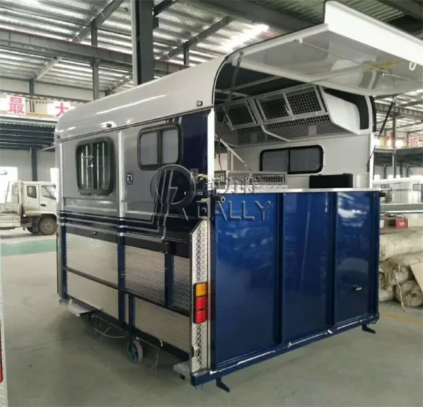 2 Horse Float Trailer Straight Load Horse Float 2 Horse Box Heavy Duty Two-horses Straight Horse Float Trailer - Image 9