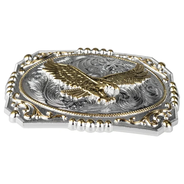 Golden Eagle Big Belt Buckle Cowboy - Image 5