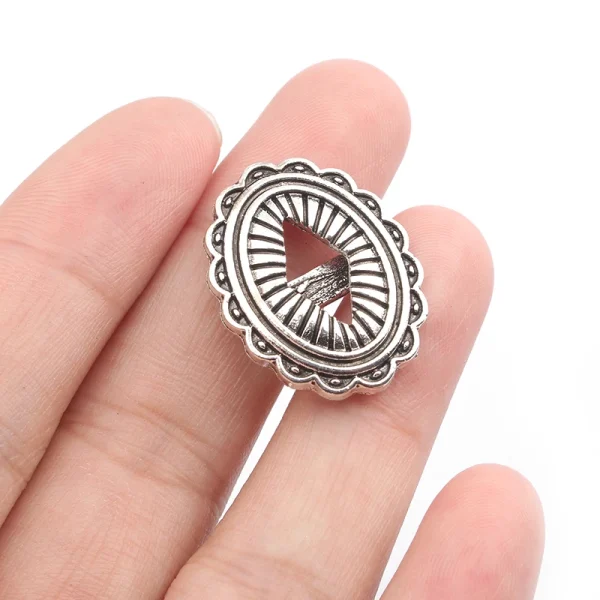 10pcs Open Flower Slider Beads Spacer For 10*2mm Flat Leather Cord Jewelry Accessories Findings - Image 6