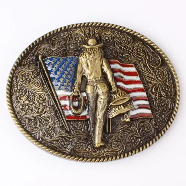 American West Cowboy Belt Buckle Handmade Homemade Belt Accessories Waistband DIY Western Cowboy Rock Style K55 - Image 7