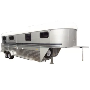 2023 ADR Standard Luxury Horse Gooseneck Trailer with Living Quarters for 4 Horses Customized Horse Cart