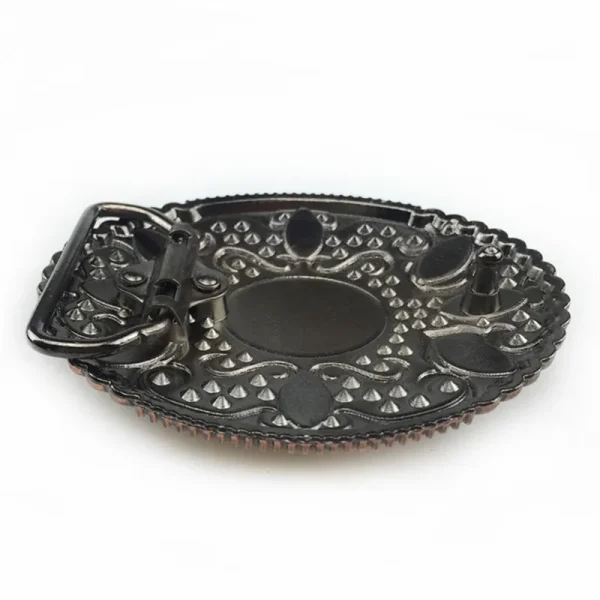 Turquoise fashion belt buckle Delicate retro casual belt buckle - Image 2