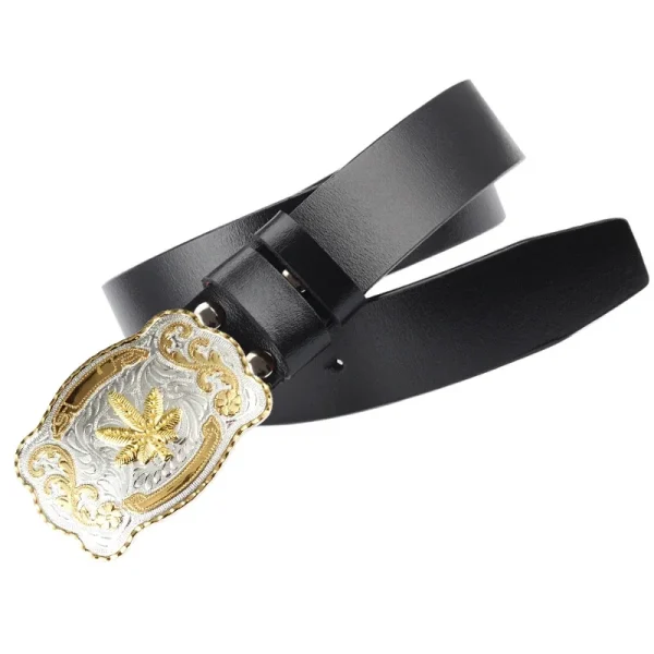 Belt buckle Golden Equestrian Bull head rooster scorpion pattern Western cowboy waistband accessories - Image 2