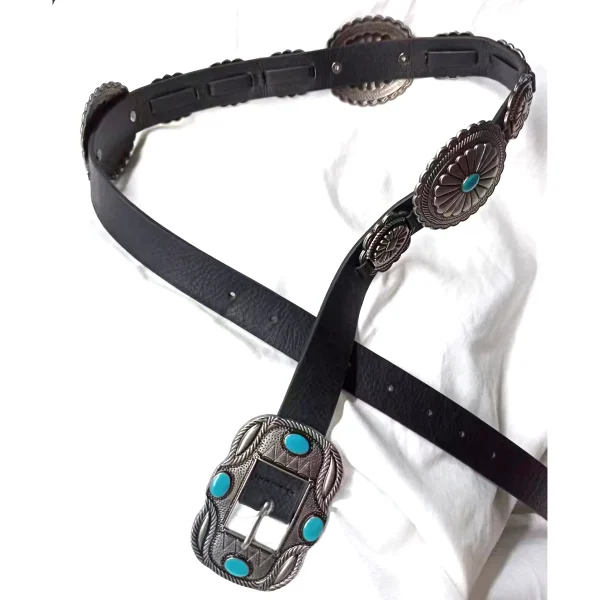 Rock Retro Heavy metal band cowboy cowgirl Ladie's Belts Waist Decorative Girdle Hit hot Pung Pu Leather For Jeans Accessories - Image 3