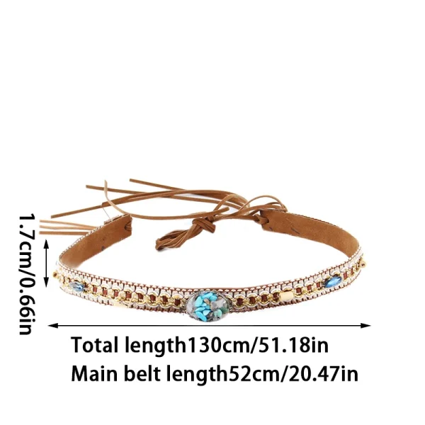 Hat Accessories Cowboy Hat Band For Women Men Fedora Belt Accessories Panama Band Straw Hat Belt Buckles Outdoor Decoration - Image 21
