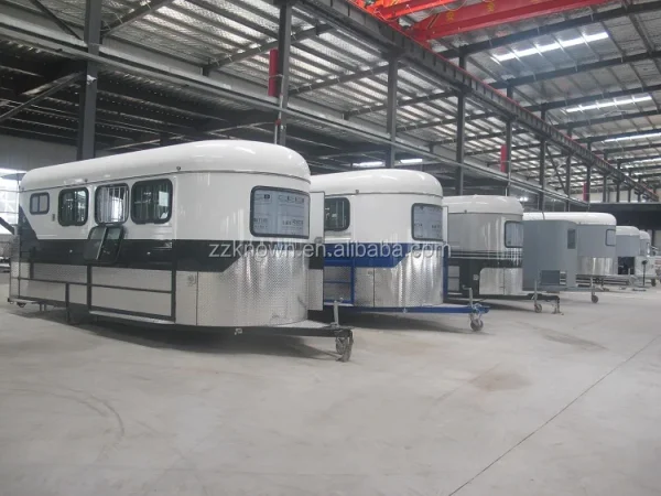 OEM Europe Standard 3 Horse Loading Trailer with CE Customized Horse Floats Camper Trailer with Living Quarter - Image 5
