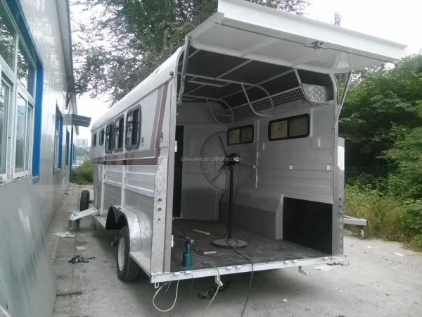 Gooseneck Horse Load Trailer with living Quarters Fiberglass Horse Float Trailers for Sale - Image 7