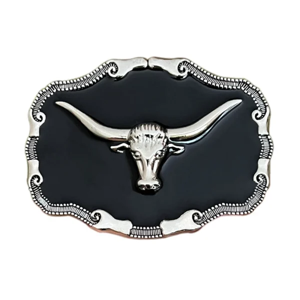 Rodeo Bull Head Belt Buckles for Men Western Cowboys Brand Designer Hebilla Cinturon Hombre Male Waistband Button Dropshipping - Image 12