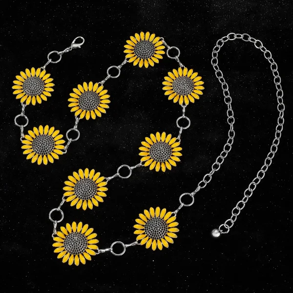 Daisy Fashion Versatile Decorative Dress Women's Waist Chain - Image 3