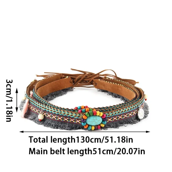 Hat Accessories Cowboy Hat Band For Women Men Fedora Belt Accessories Panama Band Straw Hat Belt Buckles Outdoor Decoration - Image 10