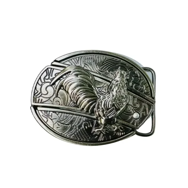 Vintage Belt Adjustable Metal Buckle Fashion Waistband For Men Punk Western Cowboy Waist Strap Stylish Embossed Belt with Buckle - Image 9