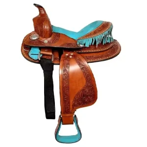 Western Wade Tree Premium Ranch Roping Saddle Leather Breast Collar & Reins Custom Saddle Cowboy Horse Ranch Hot Selling