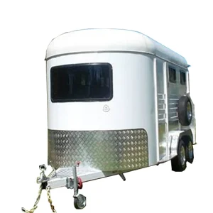 2023 Customized Horse Float Trailer with Living Quarters Australian Standard 2 Horse Load Trailer Truck