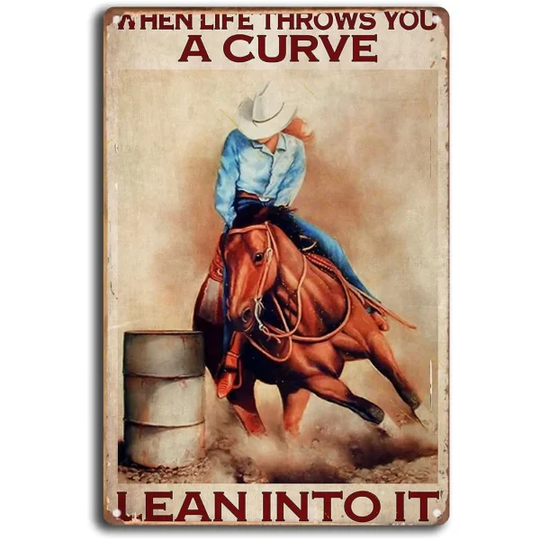 Wild West Cowboys Metal Tin Sign Wall Poster Plaque Vintage Iron Painting Decoration for Man Cave Home Cafe Game Room Club Bar - Image 33