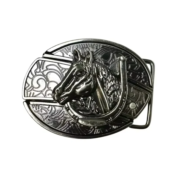 Vintage Belt Adjustable Metal Buckle Fashion Waistband For Men Punk Western Cowboy Waist Strap Stylish Embossed Belt with Buckle - Image 2