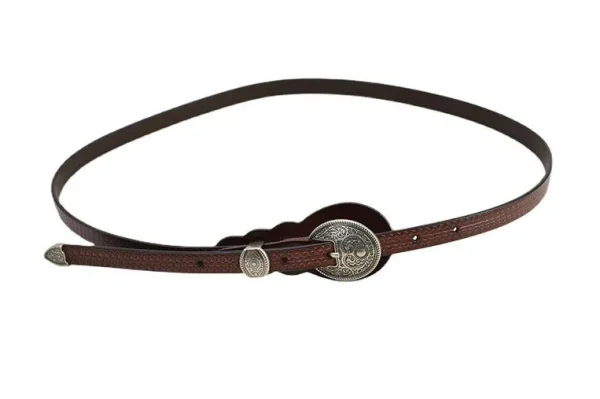 Vintage Metal Buckle Head Waist Ring Belt Womens Medeival Warrior Viking Costume Accesory Thin Girdle Curved Steampunk For Lady - Image 7