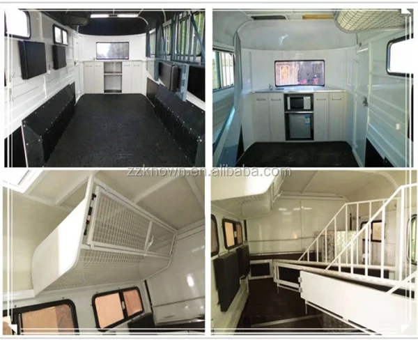 Australia Standard Horse Transport Trailer for Horsecare 2023 High Quality 3 Horse Goose neck Horse Trailer - Image 3
