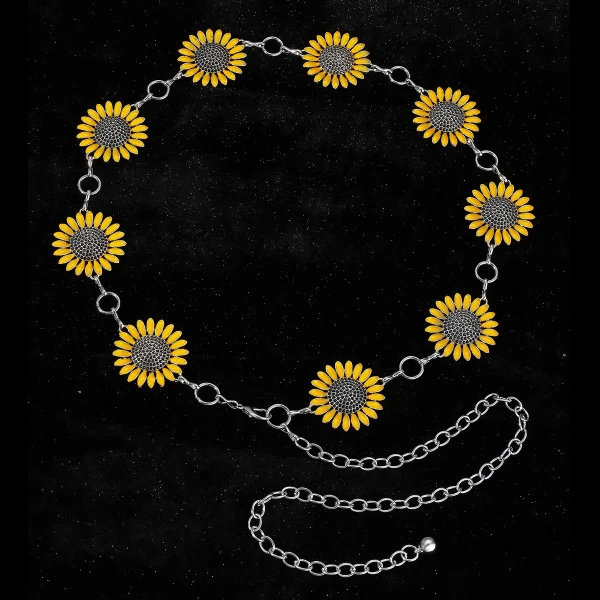 Daisy Fashion Versatile Decorative Dress Women's Waist Chain - Image 2