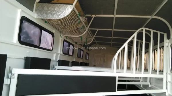 Gooseneck Horse Load Trailer with living Quarters Fiberglass Horse Float Trailers for Sale - Image 8