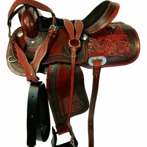 Western Wade Tree Premium Ranch Roping Saddle Leather Breast Collar & Reins Custom Saddle Cowboy Horse Ranch Hot Selling