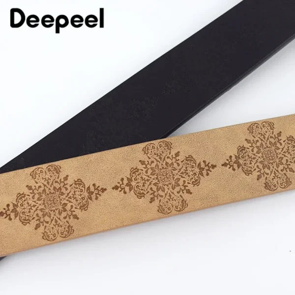 1Pc Deepeel 3.5*100/115cm Fashion Corset Wide Female Belt Alloy Smooth Buckle Belts with Stones Buckles Decorative Waistband - Image 4