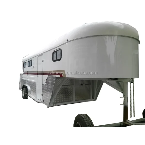2023 Australian standard Horse Floats Trailer with CE Certification Customized Angle Straight Horses Truck Cart - Image 2