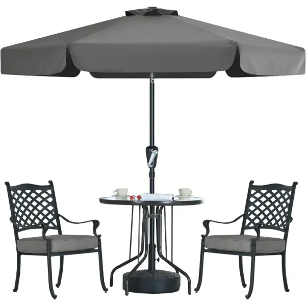 Valance Patio Umbrella for Outdoor Table Market (7.5ft) - Image 2