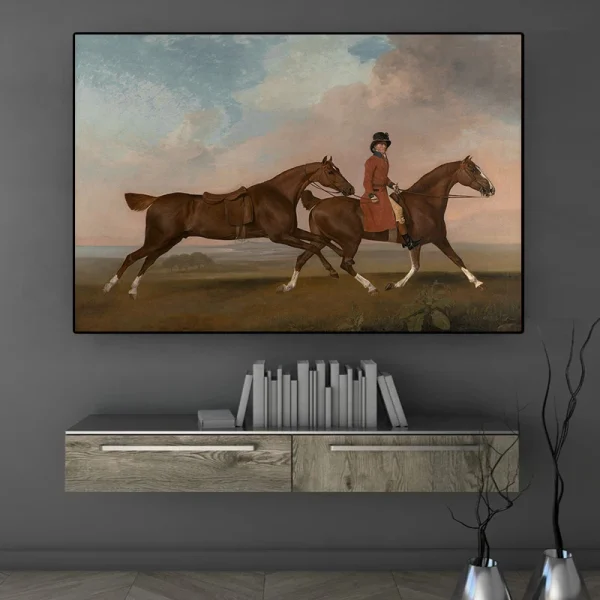 Vintage Horse and Dog Animal Friendship Country Poster Print Wall Art Pictures Canvas Painting Living Room Bedroom Home Decor - Image 2