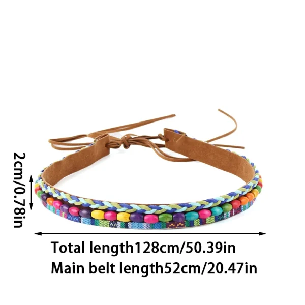 Hat Accessories Cowboy Hat Band For Women Men Fedora Belt Accessories Panama Band Straw Hat Belt Buckles Outdoor Decoration - Image 19