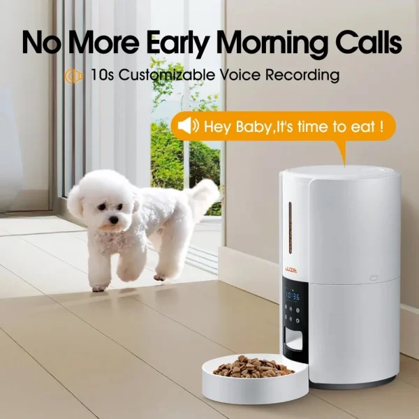 Feeding and Water Drinker Dogs Holds 7.5 Pounds Dog Feeder Programmable Automatic Cat and Dog Pet Feeder Food Dispenser Feeders - Image 6