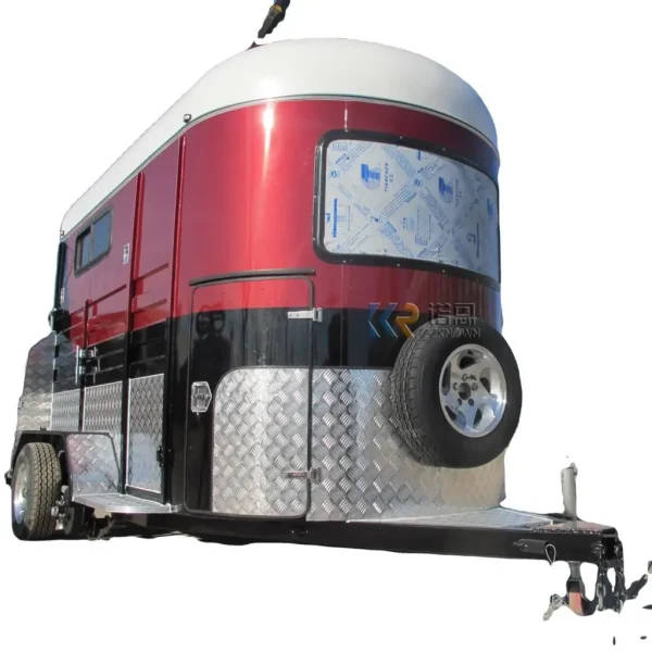 Deluxe 2HAL  Horse Trailer Mobile Horse Floating Camper Trailer with Living Quarter Australia Standard Horse Transport Cart - Image 2