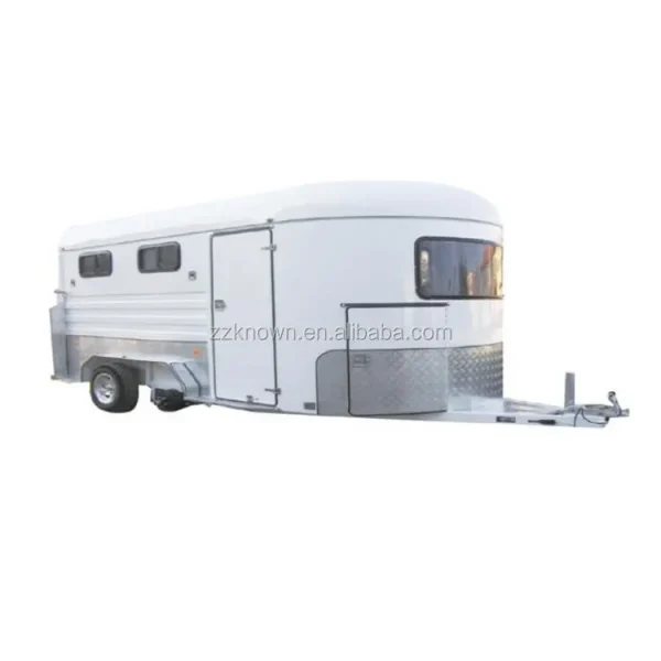 2023 OEM Slant Load Horse Trailer Extended with Kitchen Travel Trailer Horse Float Cart with Living Area