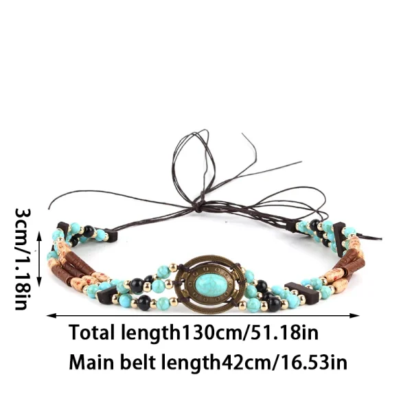 Hat Accessories Cowboy Hat Band For Women Men Fedora Belt Accessories Panama Band Straw Hat Belt Buckles Outdoor Decoration - Image 15