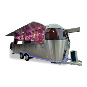 Fully Equipped Mobile Food Truck American Standard Food Trailer With DOT Mobile Food Cart For Sale Europe