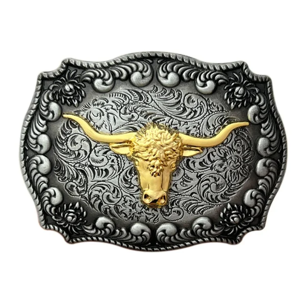 Rodeo Bull Head Belt Buckles for Men Western Cowboys Brand Designer Hebilla Cinturon Hombre Male Waistband Button Dropshipping - Image 20