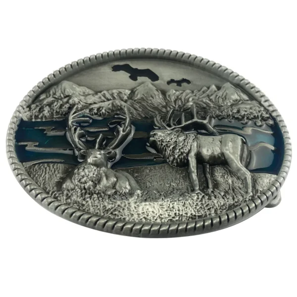 Conserve Wildlife Animal Deers Belt Buckles for Men Oval Fashion Western Cowbos Cowgirls Hebilla Cinturon Hombre Dropshipping - Image 4