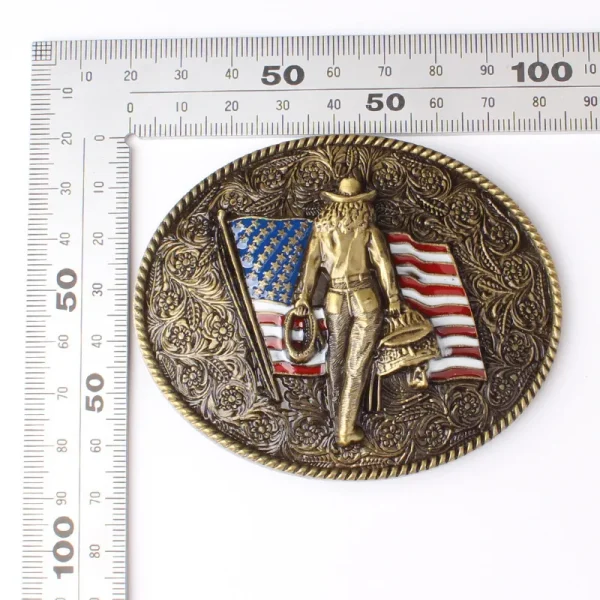 American West Cowboy Belt Buckle Handmade Homemade Belt Accessories Waistband DIY Western Cowboy Rock Style K55 - Image 5