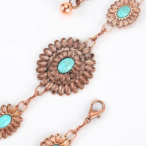 Turquoise Decor Chain Belt - Image 6