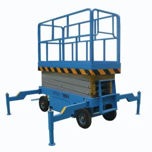 YG YG CE- Approved High Quality Mobile Lift Platform Trailer Hydraulic Single Person Scisssor Man Lift