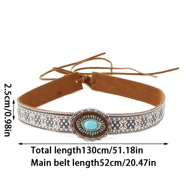 Hat Accessories Cowboy Hat Band For Women Men Fedora Belt Accessories Panama Band Straw Hat Belt Buckles Outdoor Decoration - Image 18